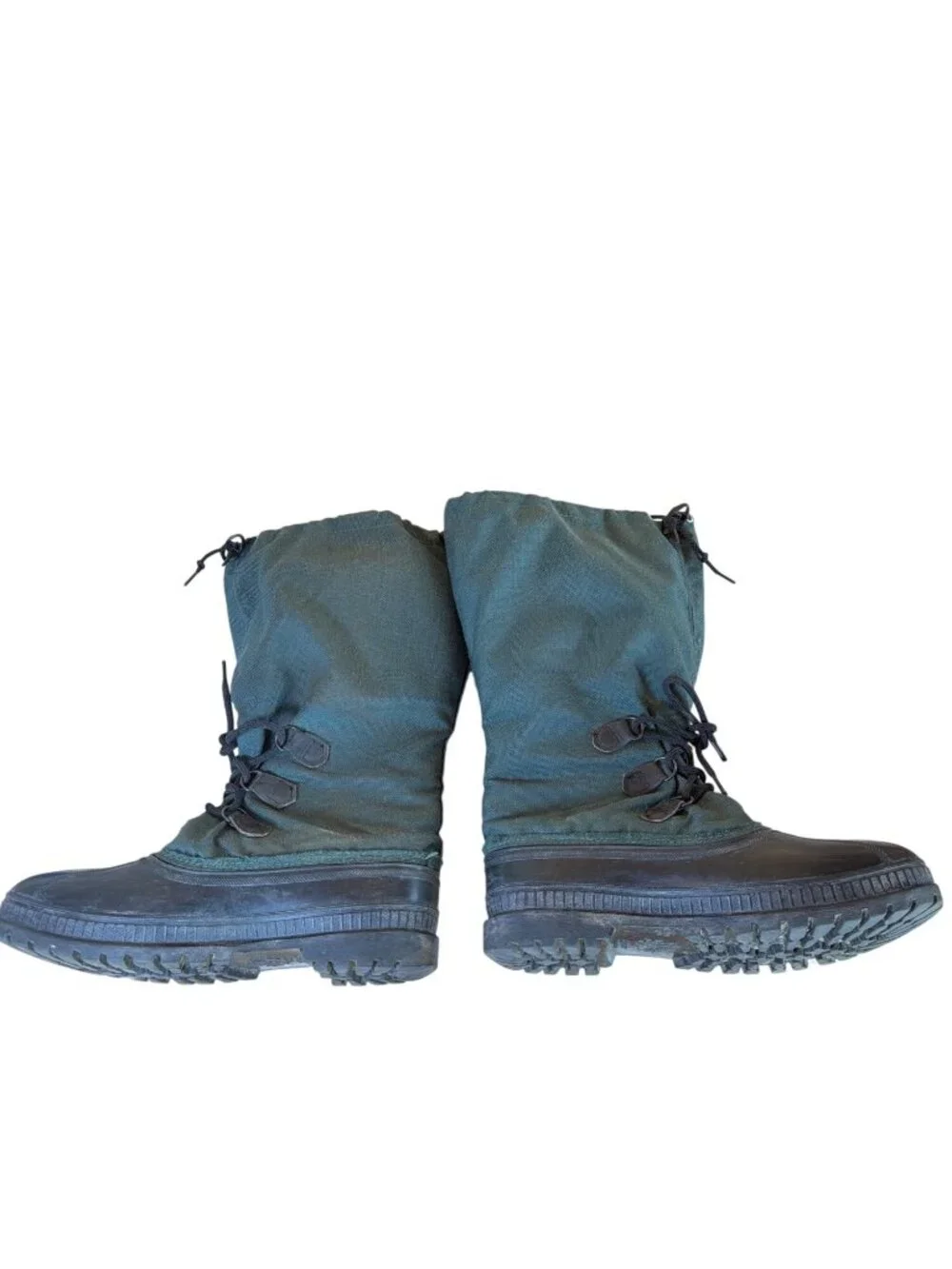 Sorel Kaufman Insulated Lined Winter Green Snow Boots Size 11 ** Vintage